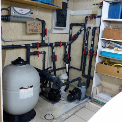 Machinerie de la piscine
